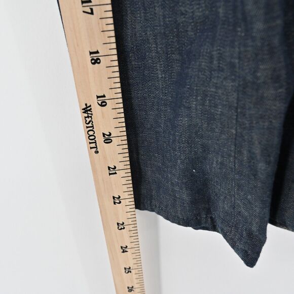 MARC JACOBS Peplum Denim Jacket Stand Collar Size 2 Puff Sleeve Vintage Y2k 00s - Picture 13 of 14